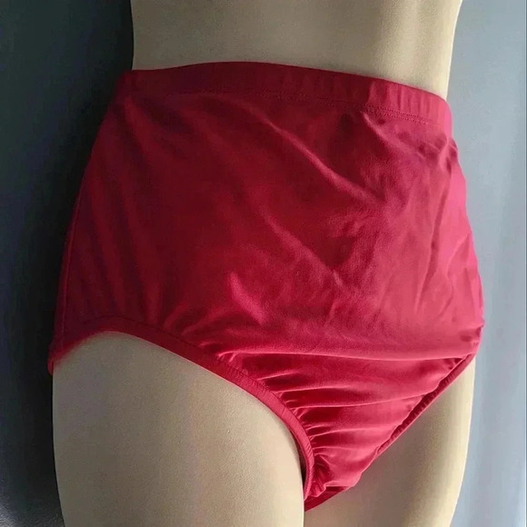 NWOT Resorts Plus Pink Bikini Swim Separate Bikini Bottom Tummy Control Size 16 - Picture 2 of 5